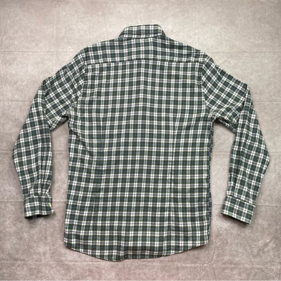 Barbour Shirt Men's M Plaid Flannel Eco 3 Tailored Shirt Button Down Casual - Picture 2 of 16